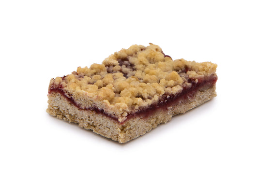 Vegan Raspberry Crumble Bar